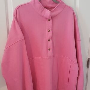Pink Womens Winter Pullover